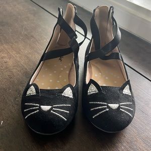 Toddler girls cat shoes 😻🐈‍⬛
